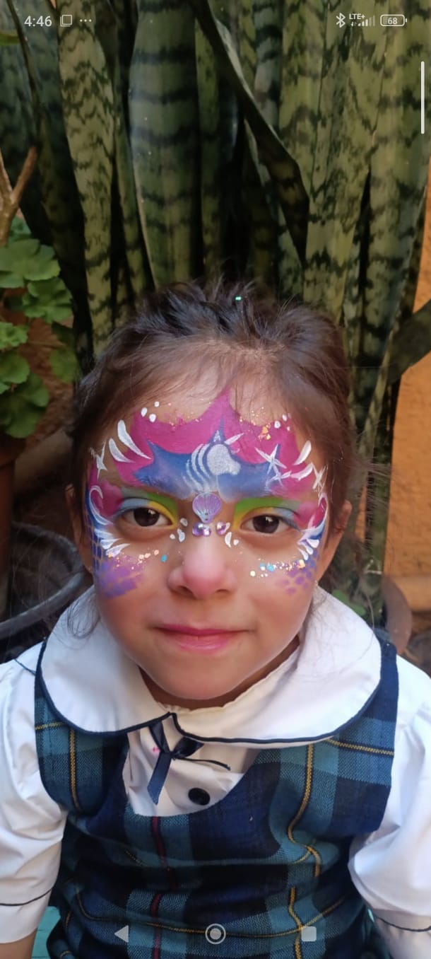 Unicornio Face Paint